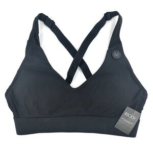 Cotton On Workout Sports Bra Womens SZ M Padded Stretch Cross Strap HH31